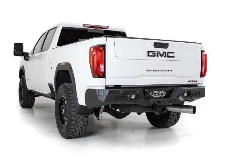 Chevrolet Silverado 2500 Bumper - Rear - Addictive Desert Designs - Bomber HD - Hammer Black - `20-`27